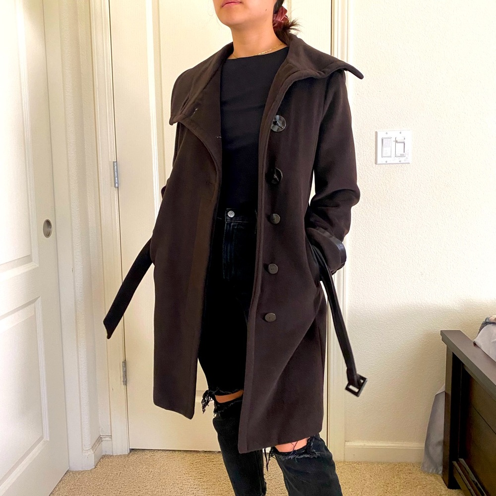 Dana Buchman brown coat